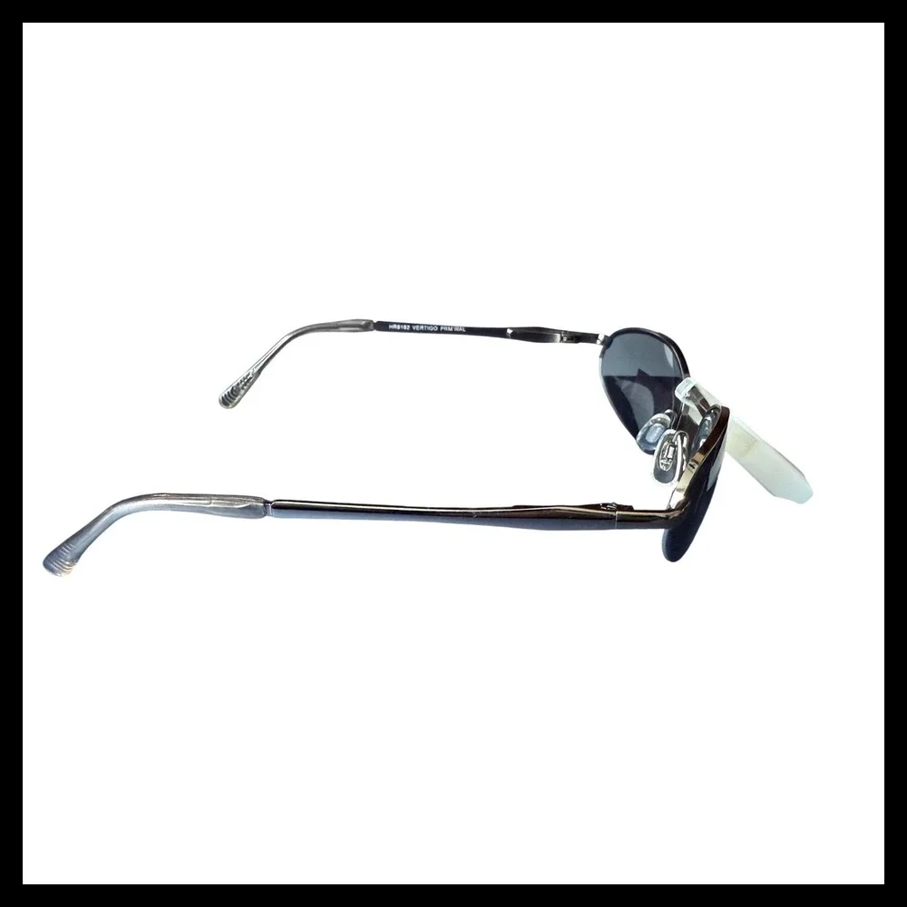 NWT Foster Grant Premier Vertigo Sunglasses Gunmetal Oval Acrylux Lens HR0102